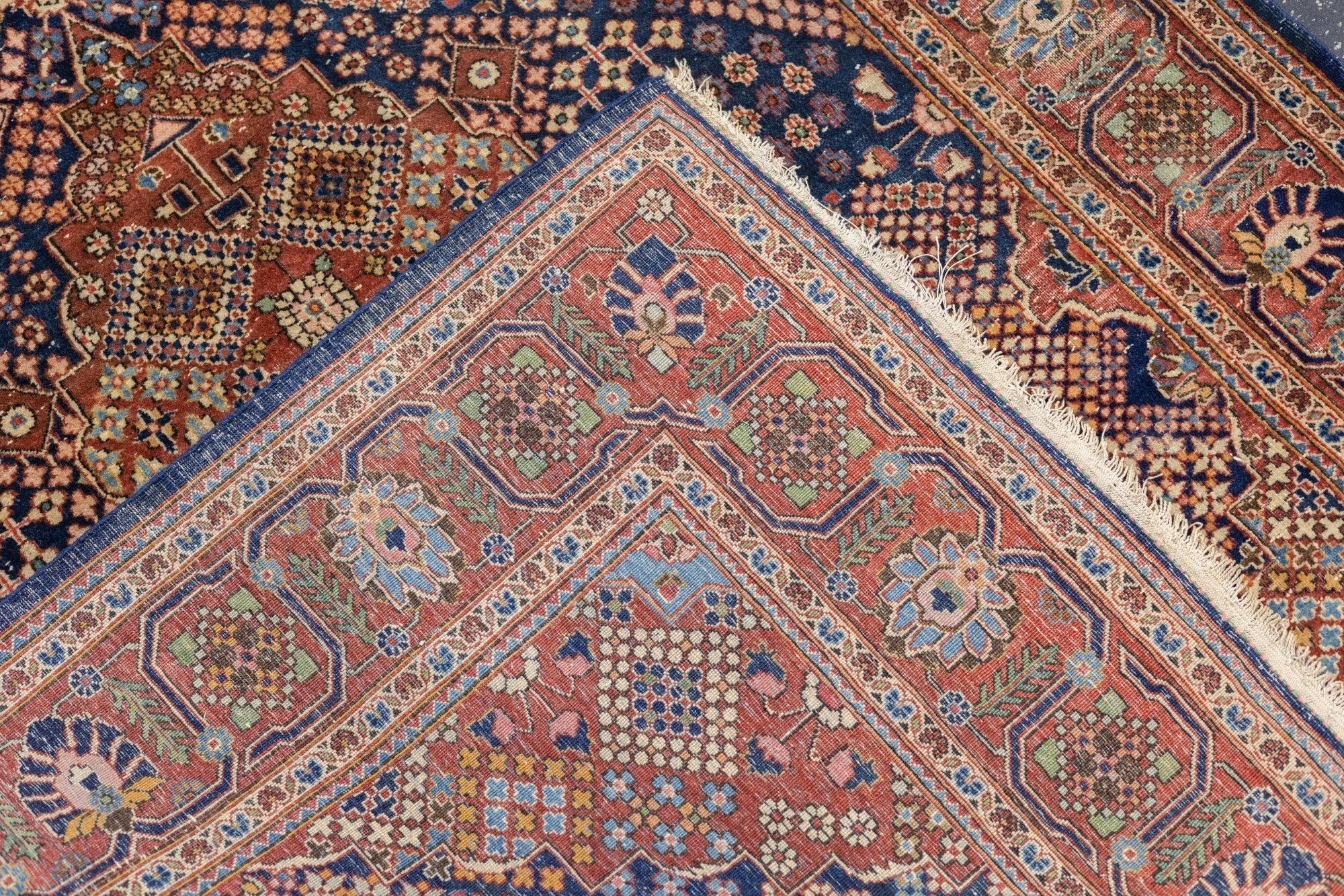 Tapis ancien Dabir Kashan 4'2'' x 6'5'' en vente 7