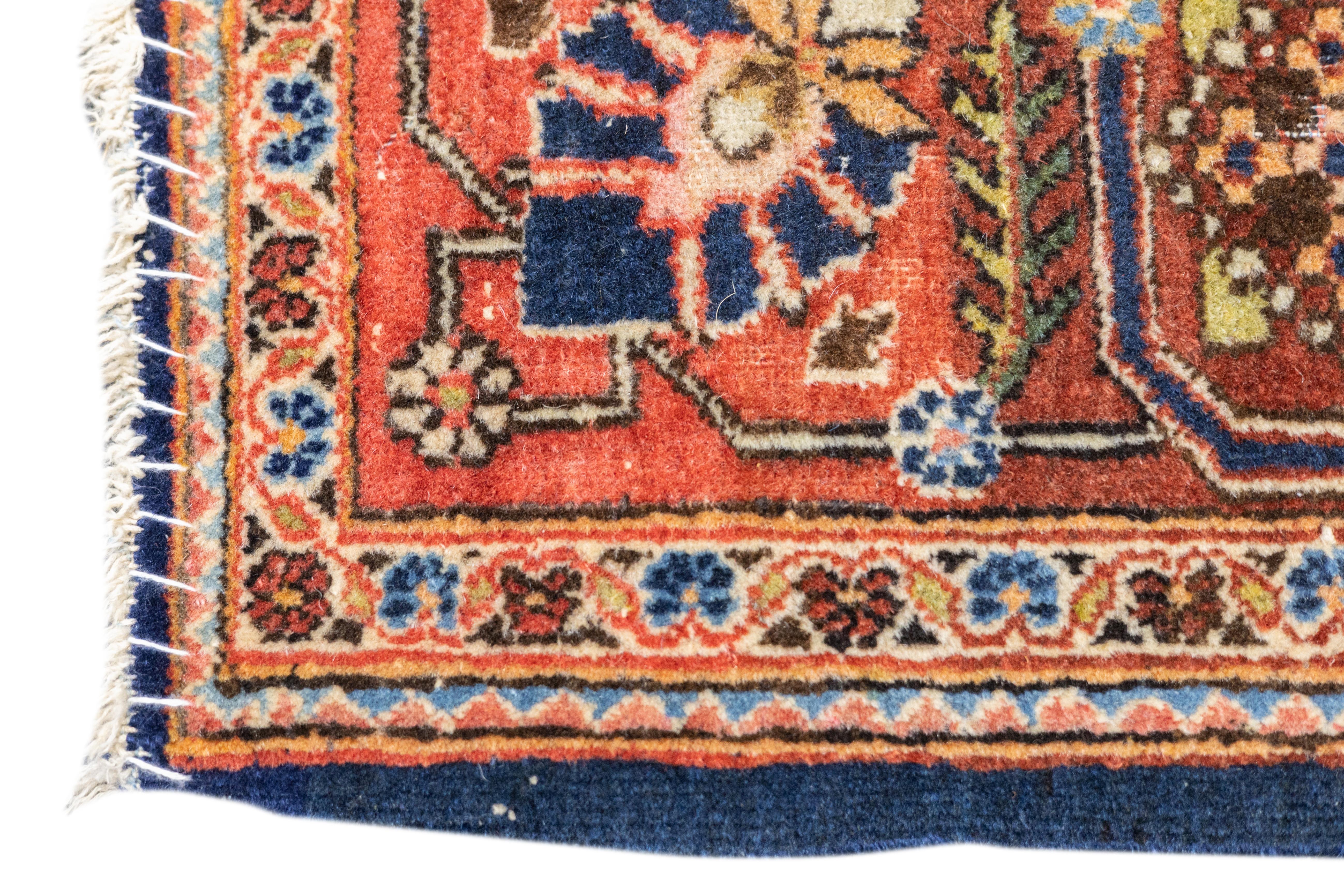 Tapis ancien Dabir Kashan 4'2'' x 6'5'' en vente 1