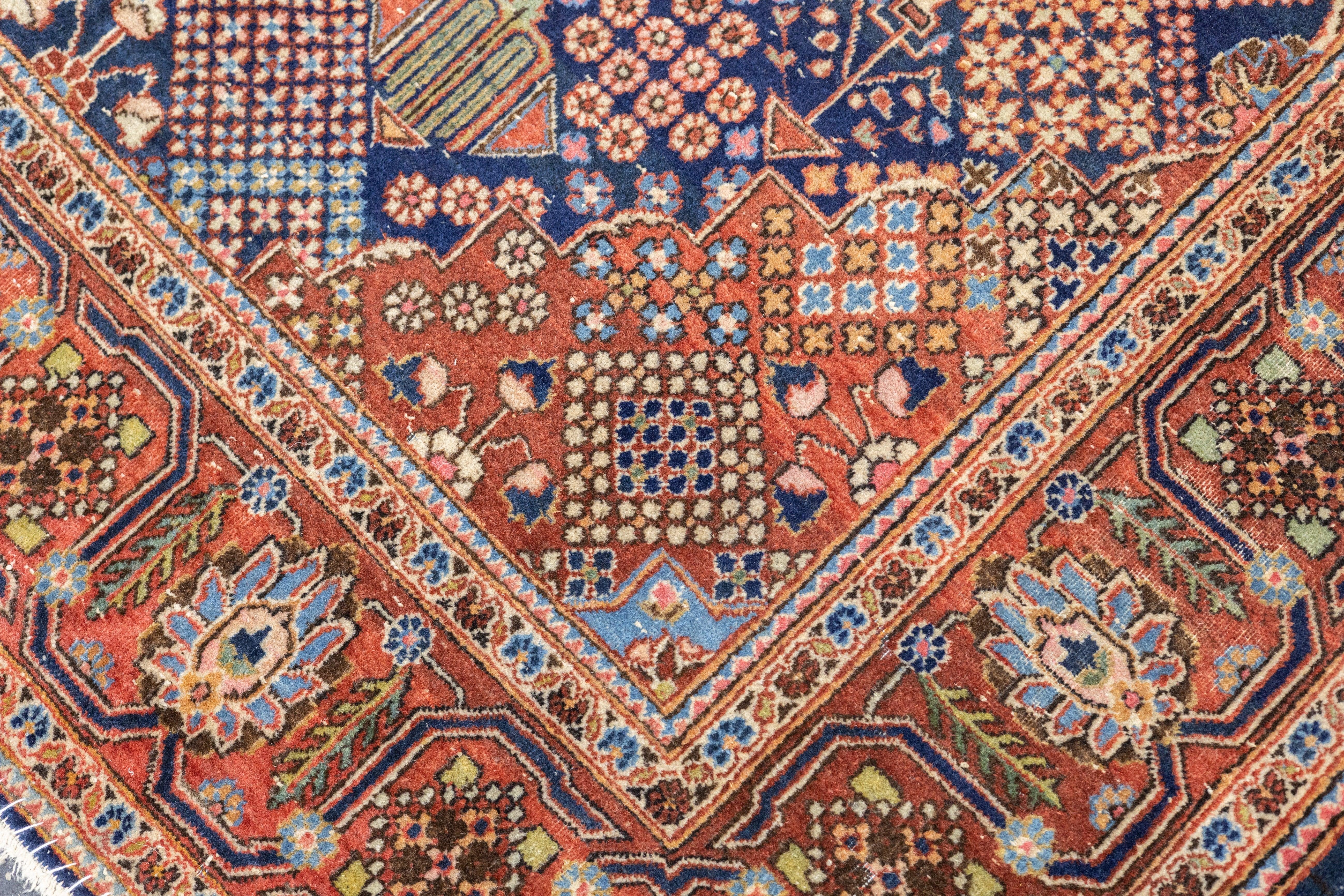 Tapis ancien Dabir Kashan 4'2'' x 6'5'' en vente 2