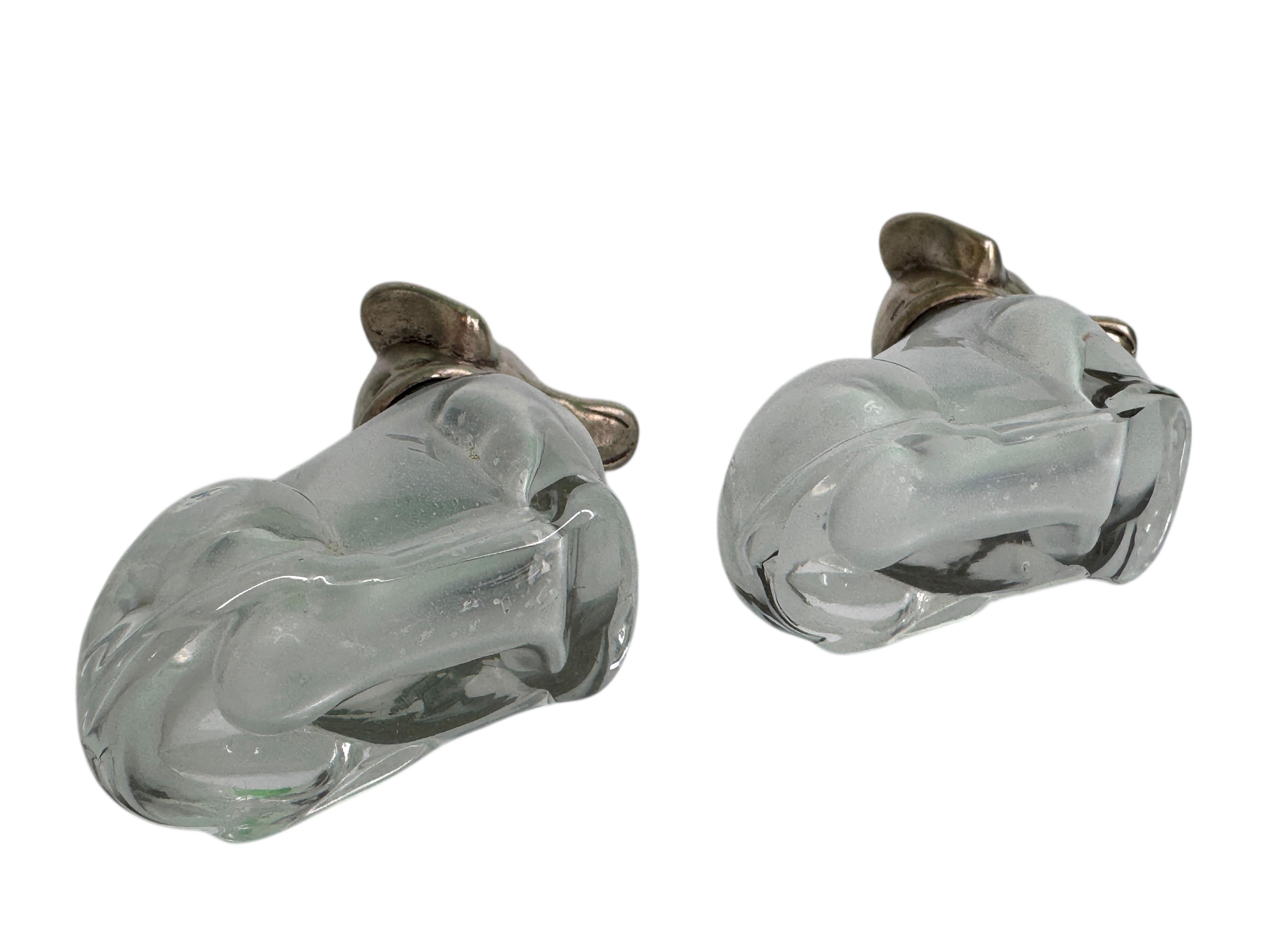 Argent Anciennes salières et poivrières en forme de teckel avec têtes en argent .800, Allemagne 1900 en vente