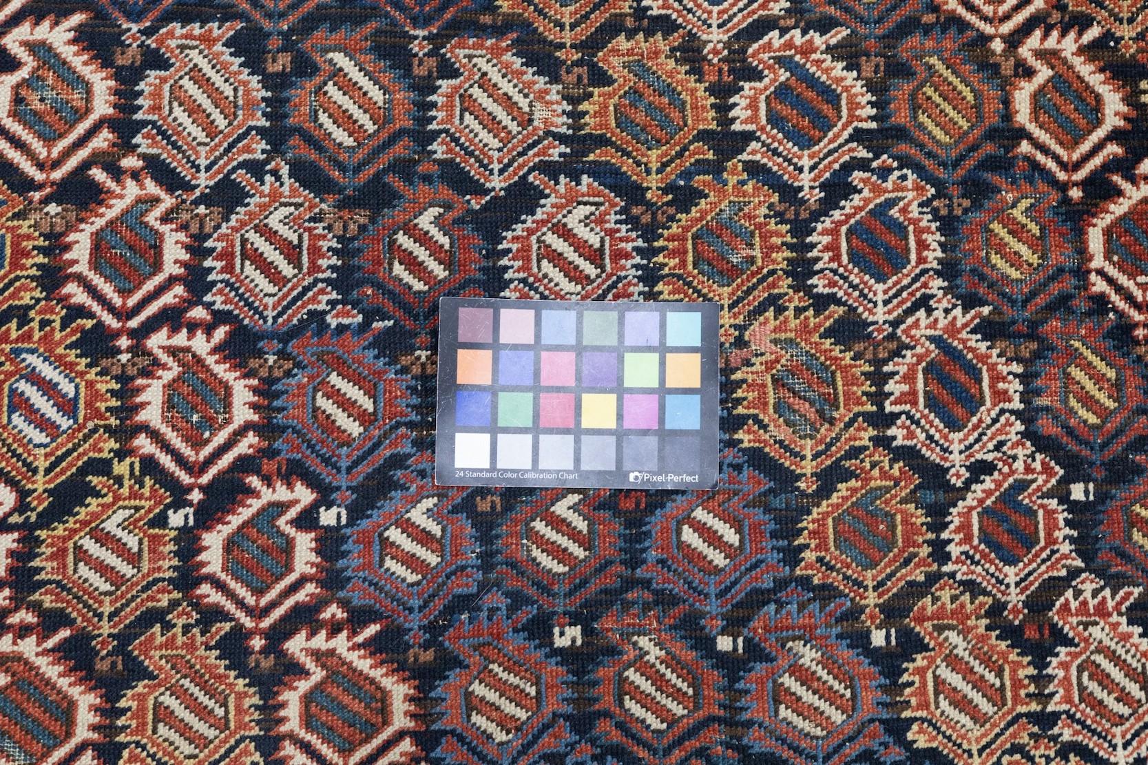 Caucasian Antique Dagestan Marasali Rug 3'8'' x 4'6'' For Sale