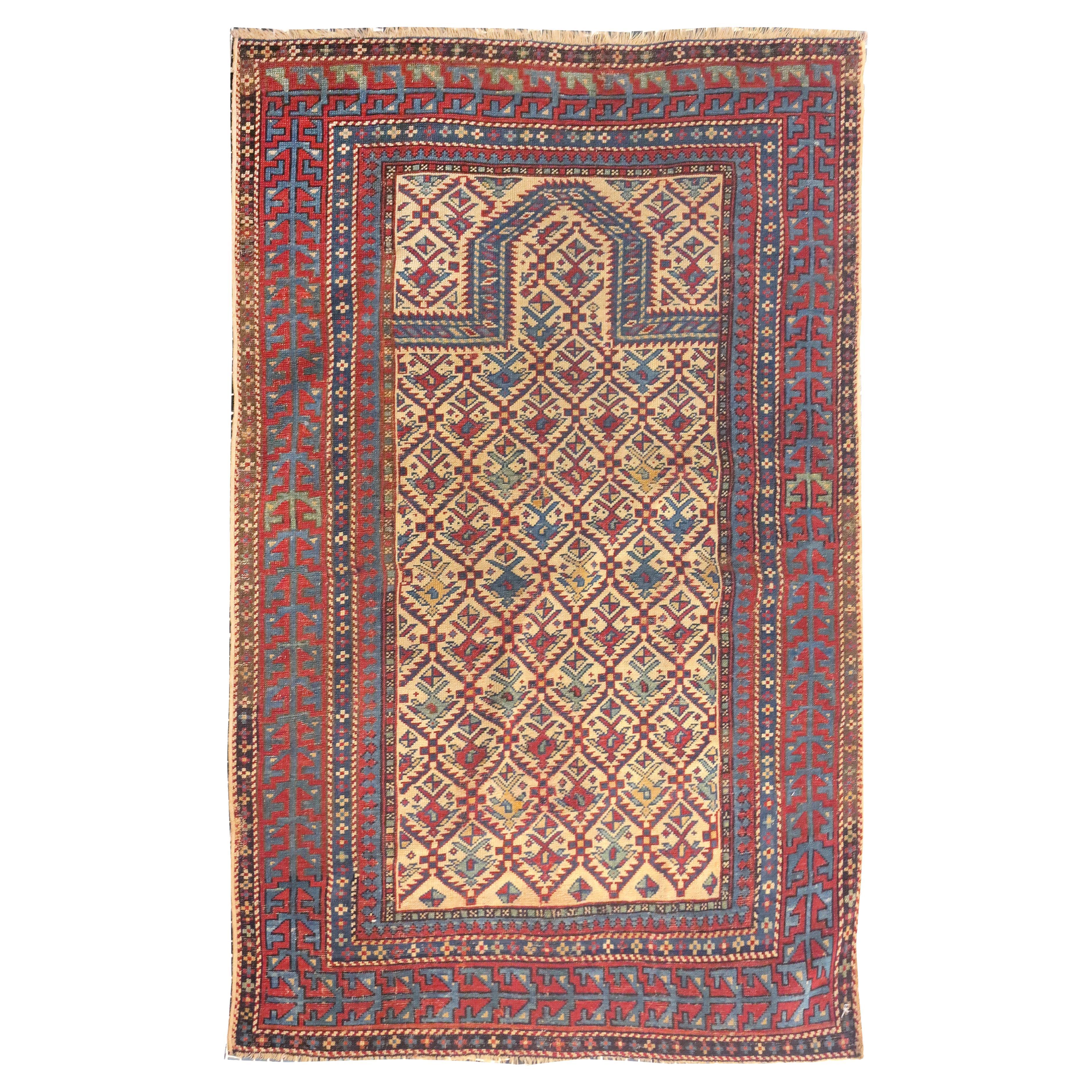Antique Daghestan Shirvan Rug For Sale