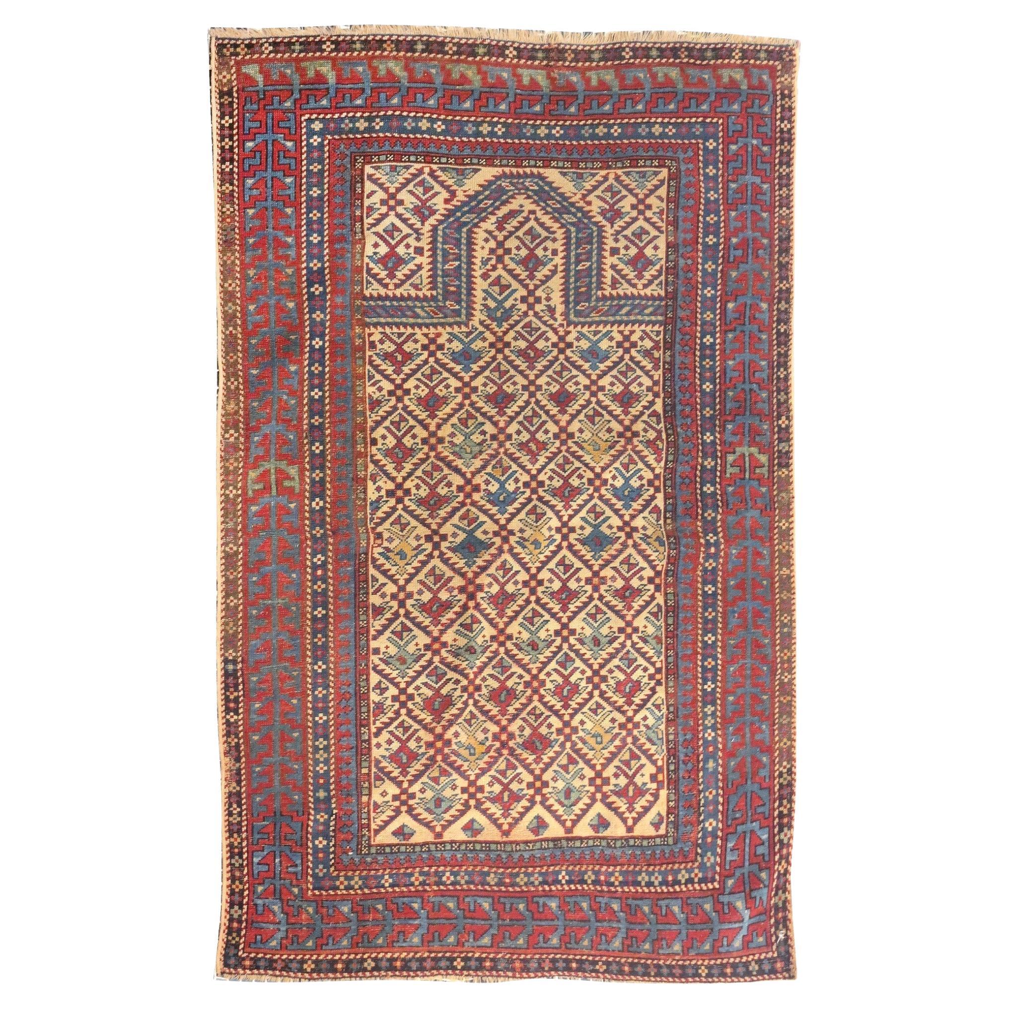 Antique Daghestan Shirvan Rug 3'1'' x 4'3''