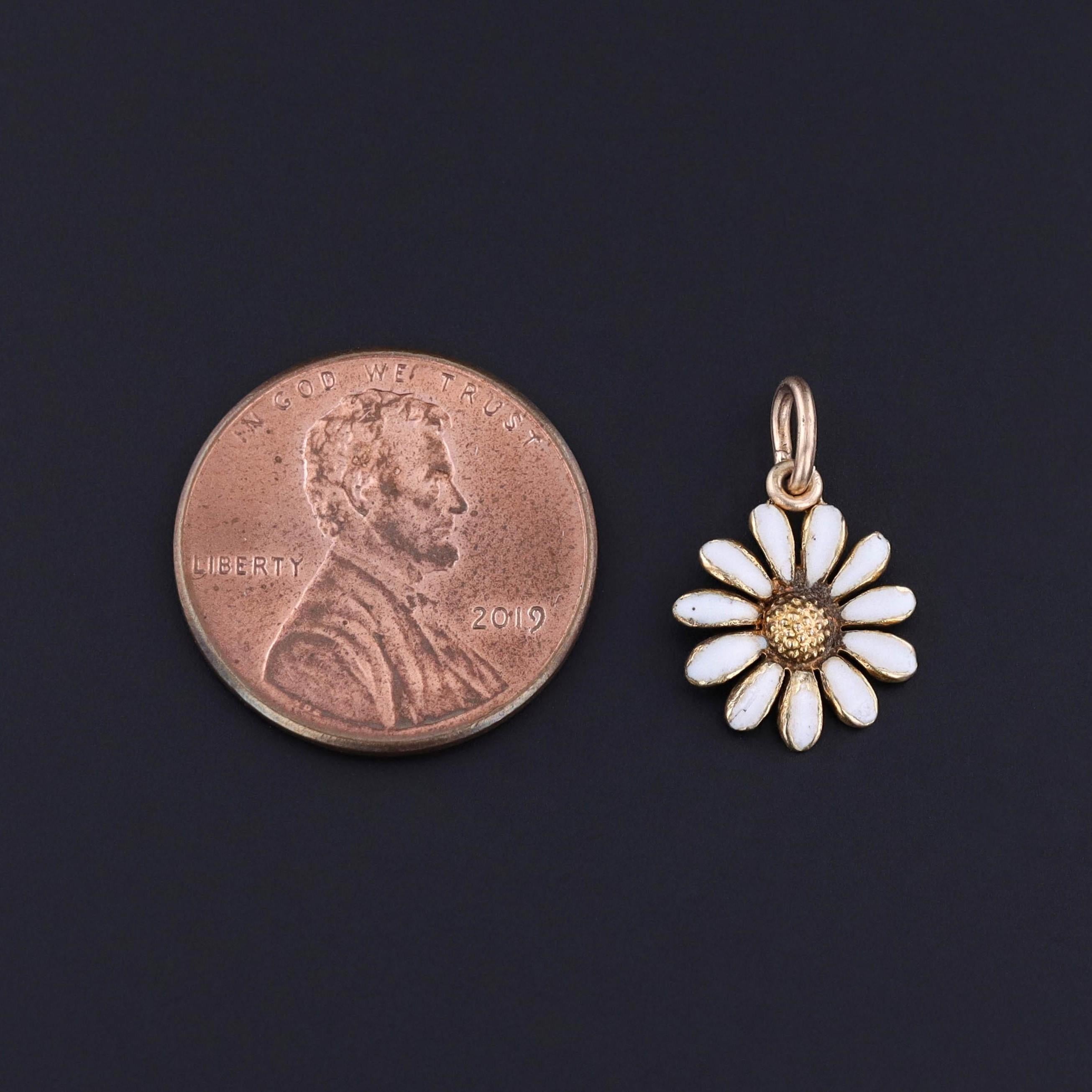 Délicate et intemporelle, cette pièce charmante célèbre la grâce du design antique. Cette épingle ancienne (vers 1910) a été soigneusement transformée par notre bijoutier en un charme à porter, en retirant les pièces d'origine et en ajoutant un