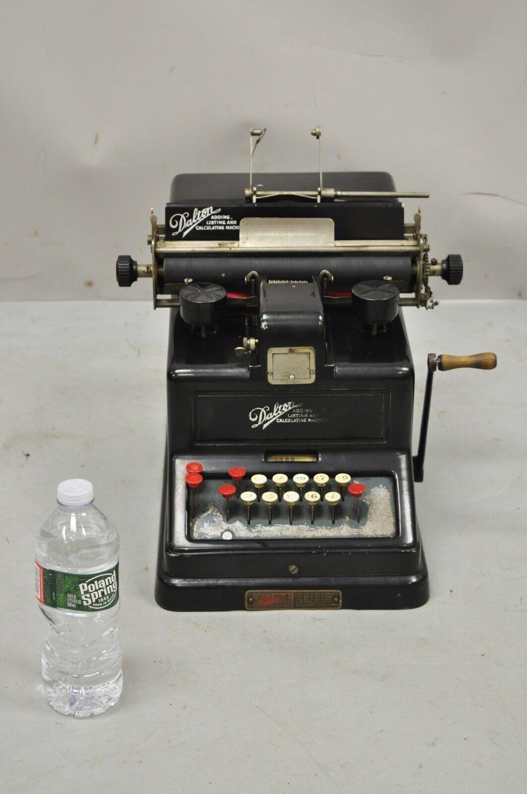 Art déco Ancien calculateur de machine Dalton Adding Machine Modèle 70607, Pat. 1912
