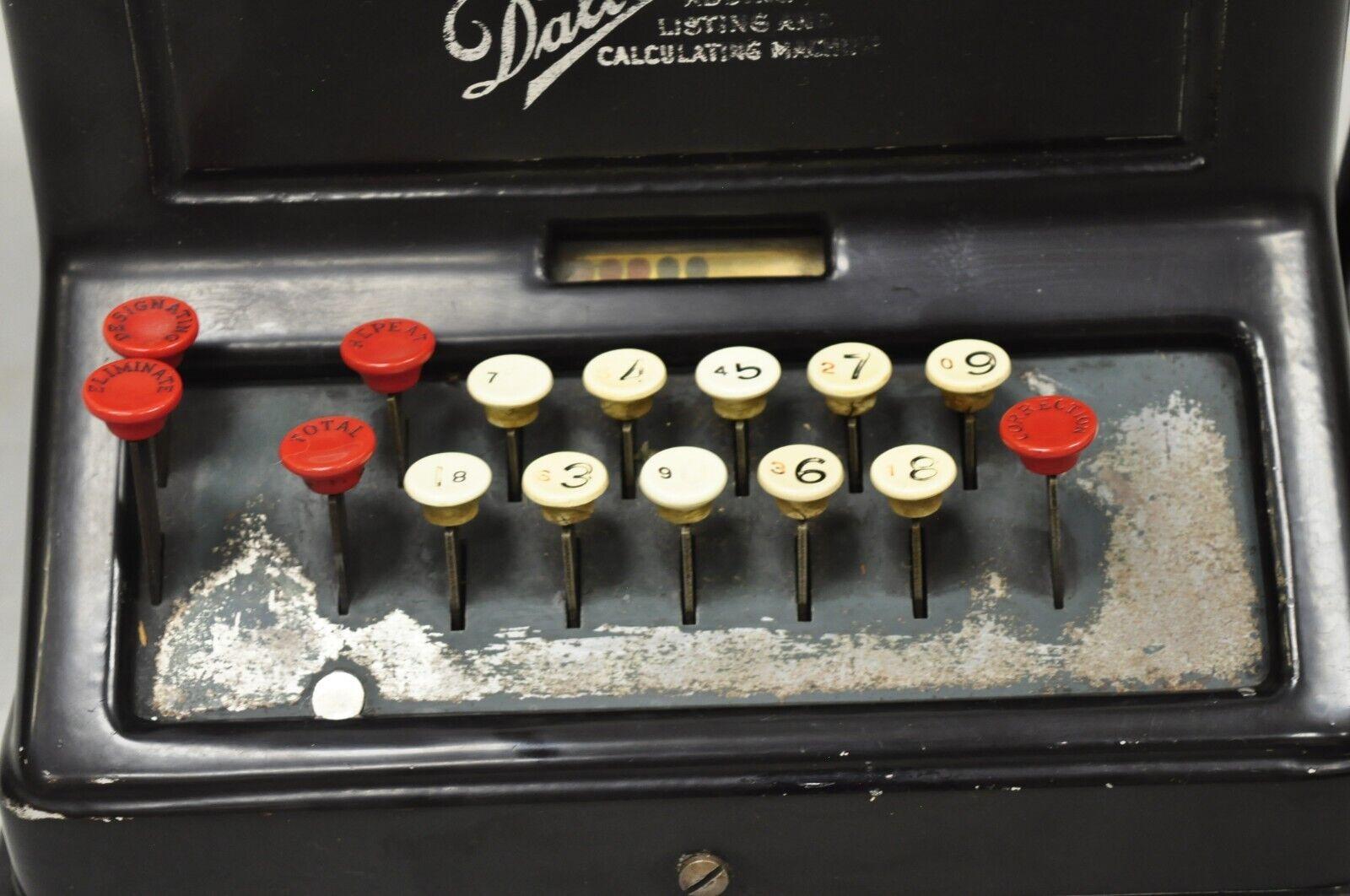 20ième siècle Ancien calculateur de machine Dalton Adding Machine Modèle 70607, Pat. 1912