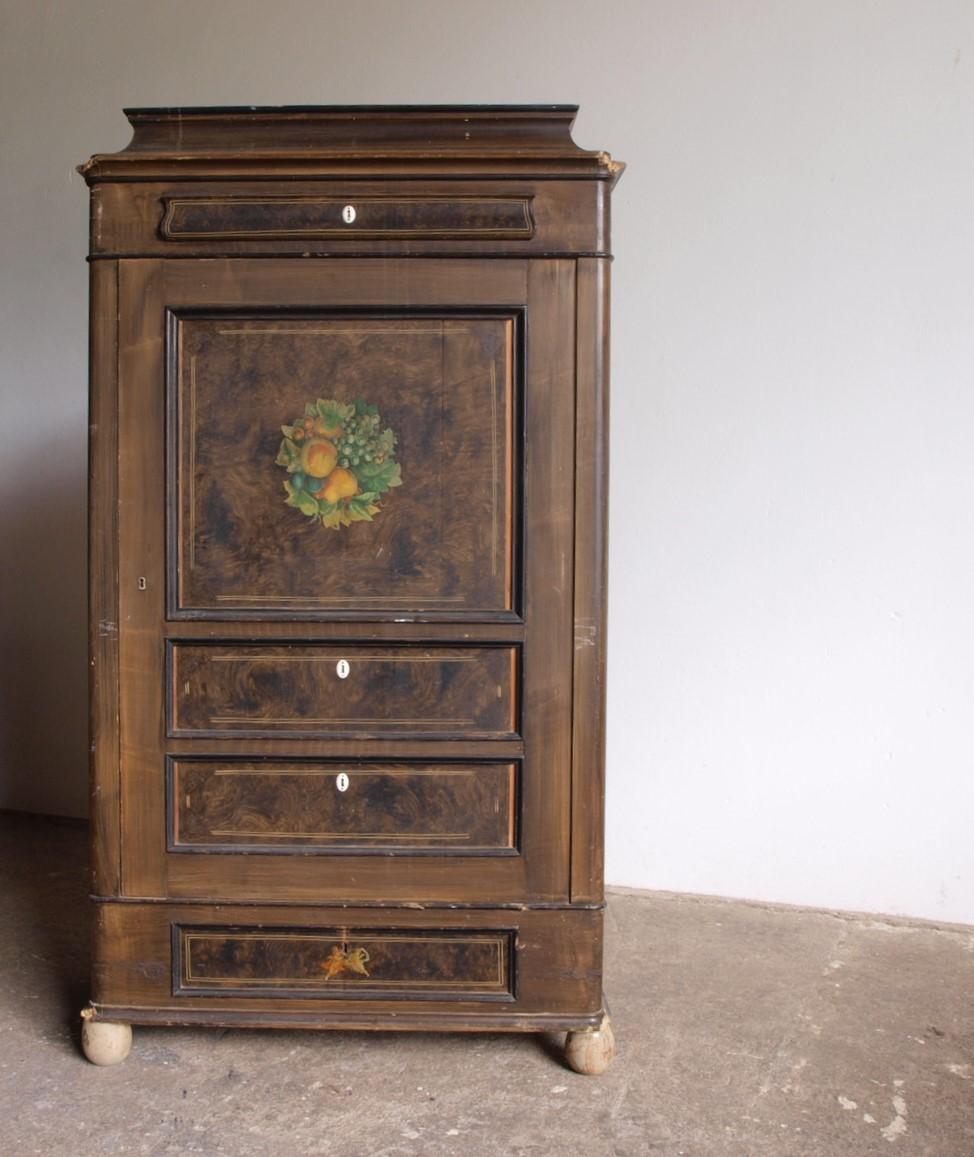 Antique Danish Cabinet Late 1800s For Sale 4