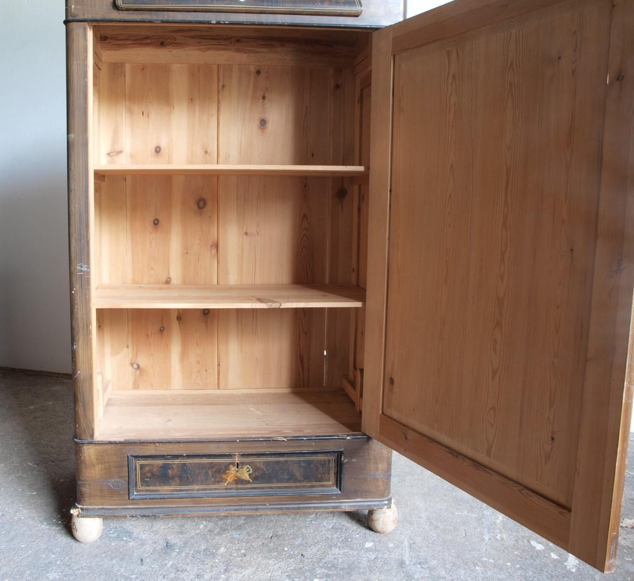 Antique Danish Cabinet Late 1800s For Sale 9