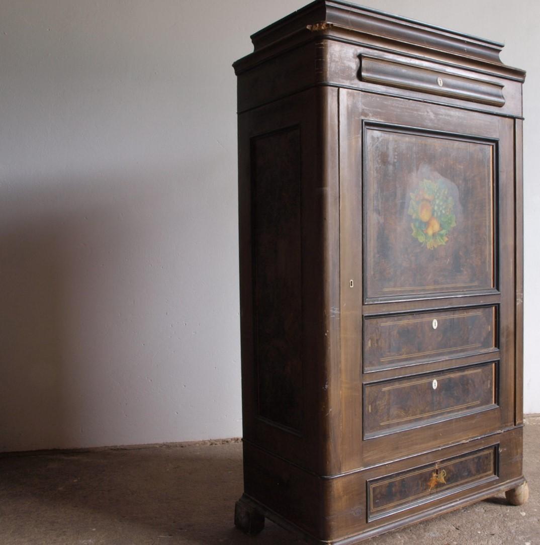 Antique Danish Cabinet Late 1800s For Sale 1