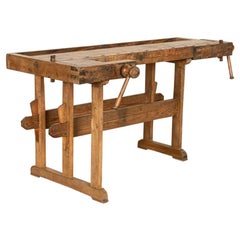 Antique Danish Carpenter's Work Bench