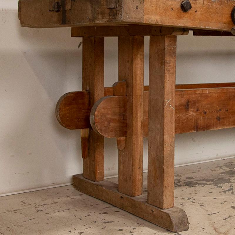 vintage carpenters workbench
