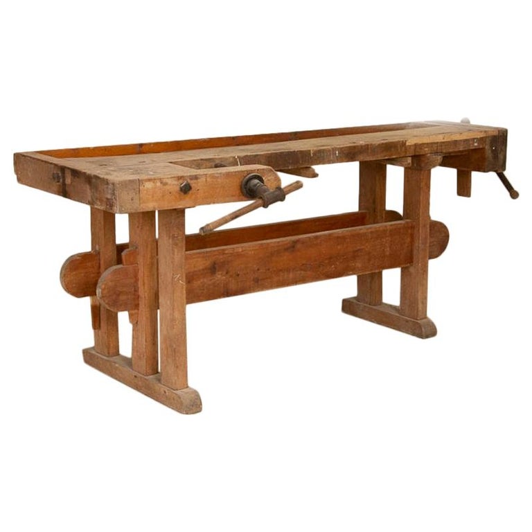 Antique Danish Carpenter's Workbench at 1stDibs