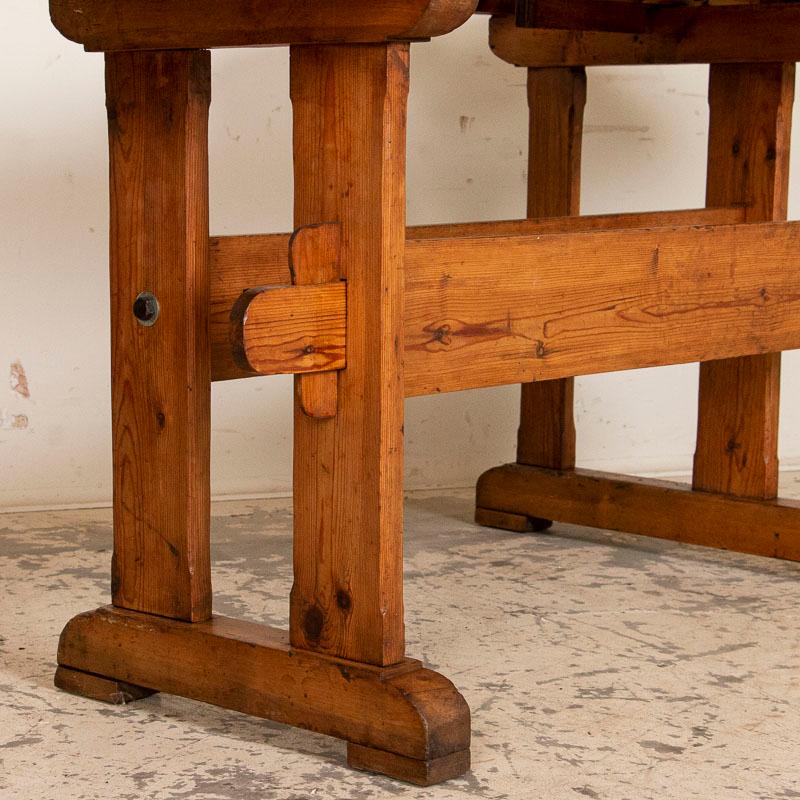 Antique Danish Carpenters Workbench Work Table 1