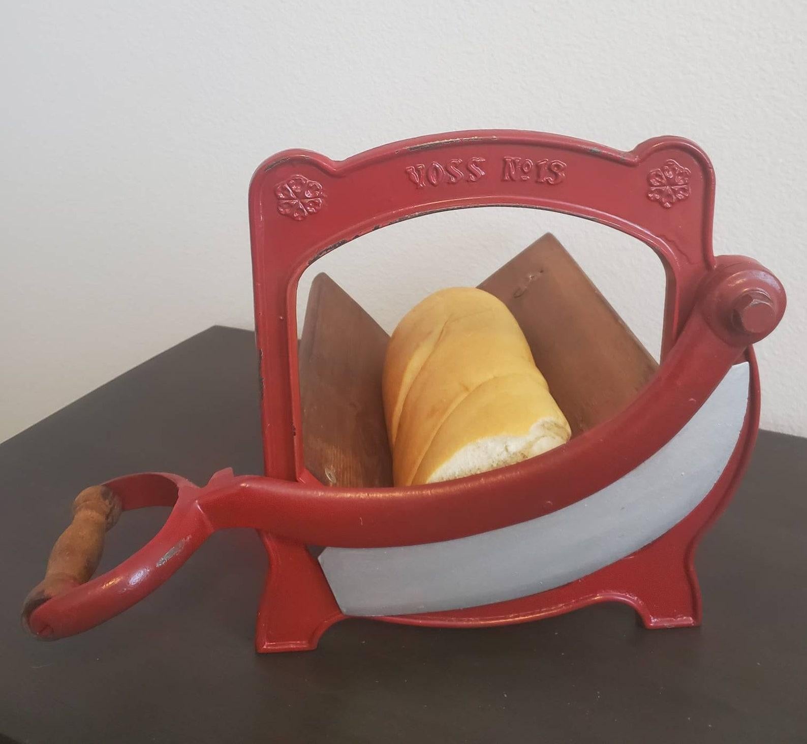 Antique Danish Cast Iron Bread Cutter 5