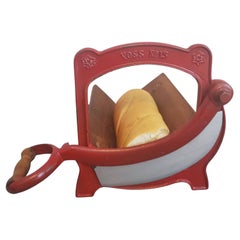 Antique Danish Cast Iron Bread Cutter