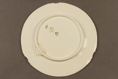 Antiker dänischer Weihnachtsteller aus Porzellan von Aluminia:: 1904