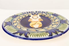 Antique Danish Christmas Porcelain Decorative Plate by Aluminia, 1930