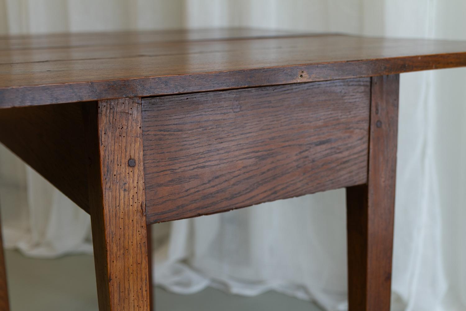 Antique Danish Console Table in Oak, Early 1800s. For Sale 5