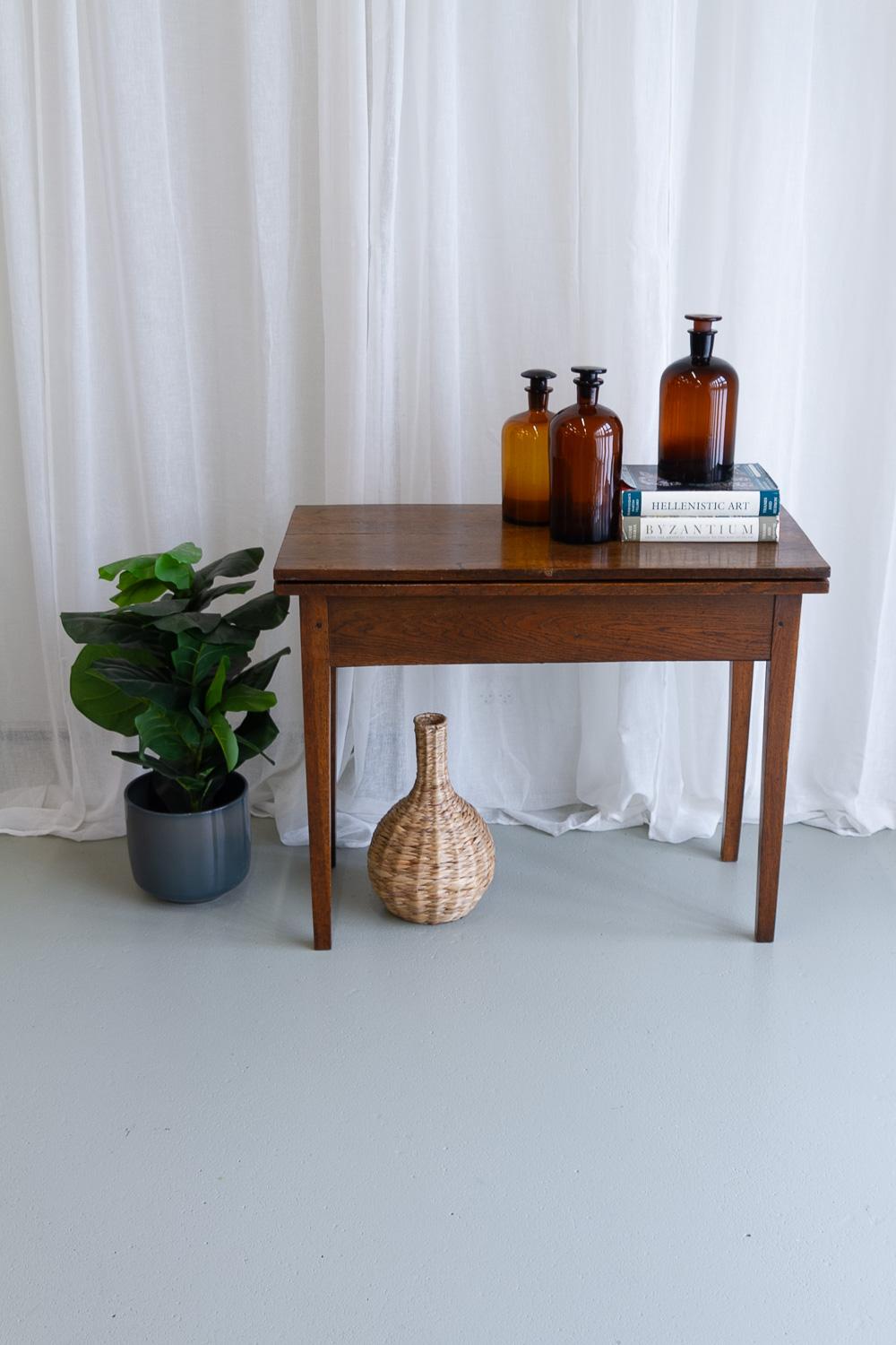 Antique Danish Console Table in Oak, Early 1800s. For Sale 15
