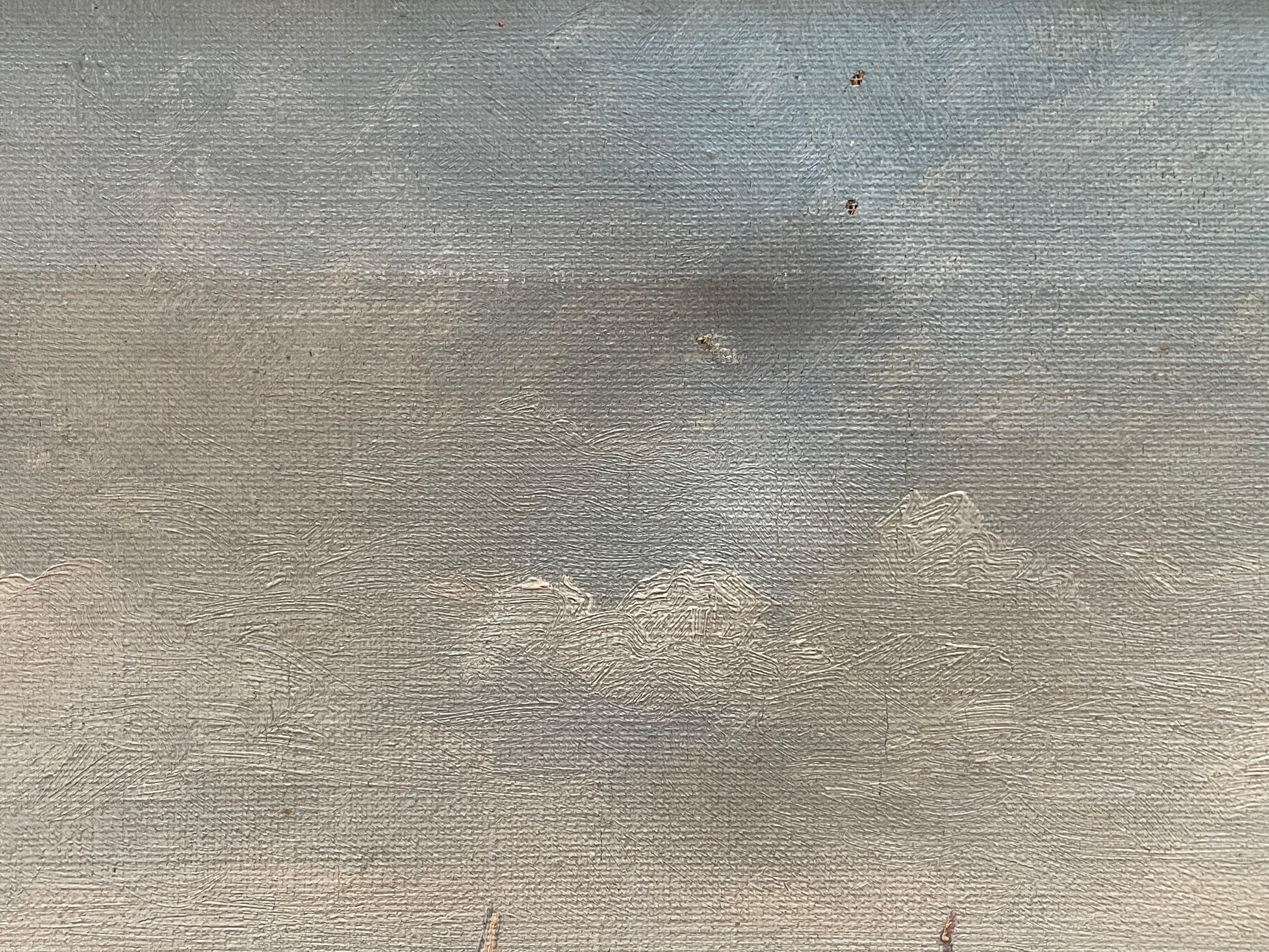 Ancienne peinture à l'huile maritime danoise du début du 20e siècle par Holger Topp Pedersen Bon état - En vente à Ebberup, DK