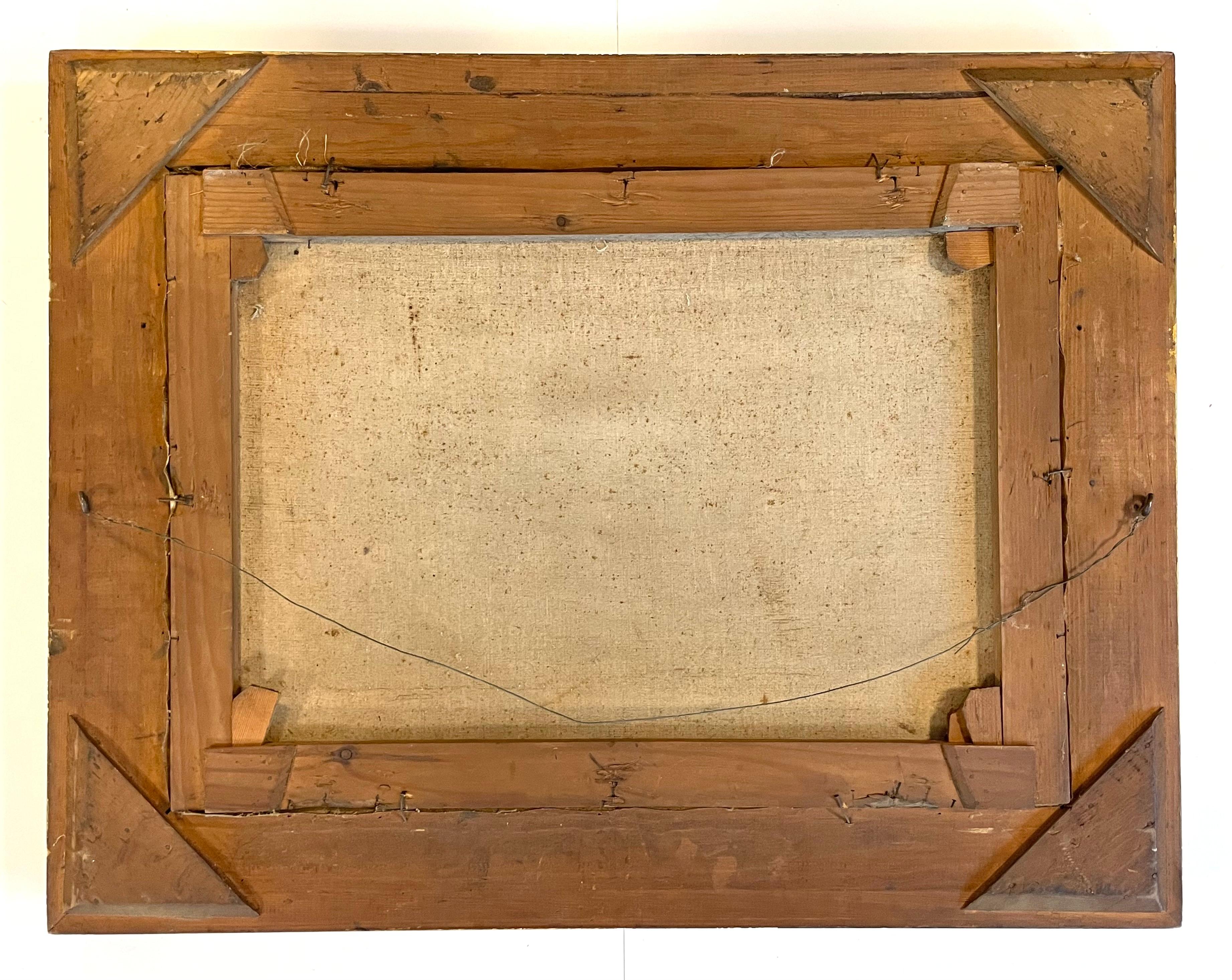 Ancienne peinture à l'huile danoise du début du 20e si�ècle représentant un lac par Jacob Jørgensen en vente 2