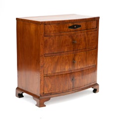 Danish Empire Elm Chest of Drawers
