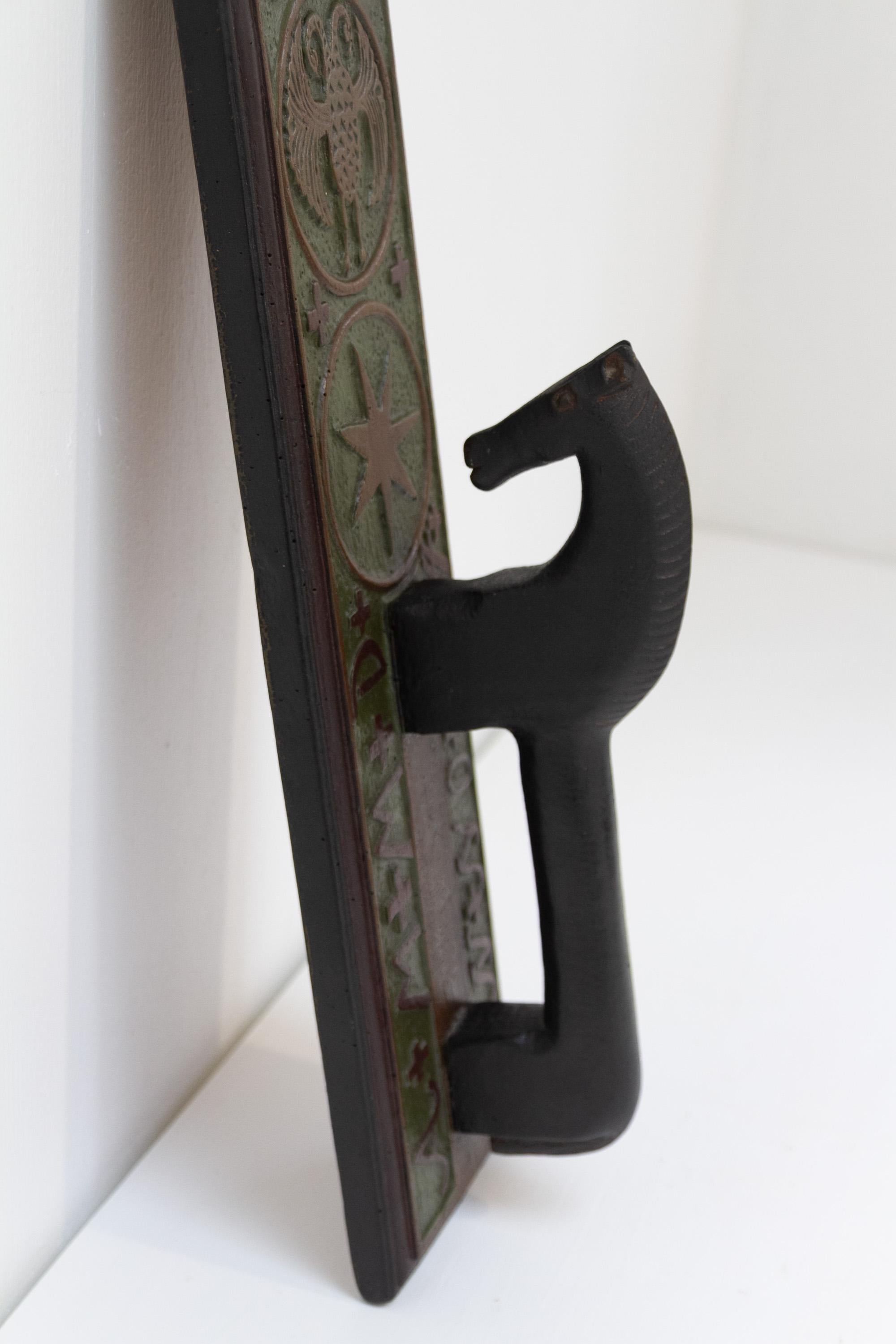 Ancien jeton d'amour danois à cheval de 1754. en vente 12