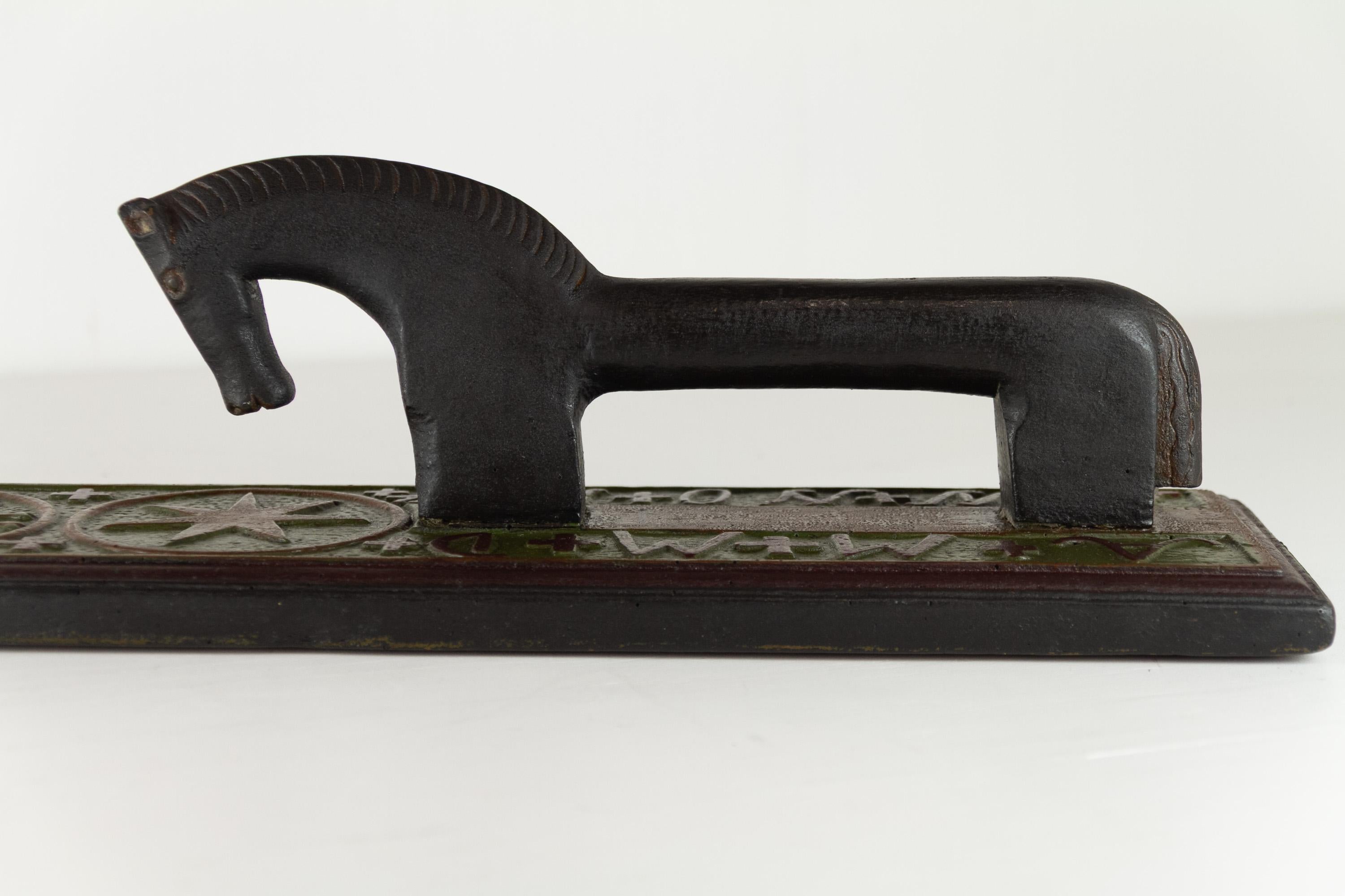 Artisanat Ancien jeton d'amour danois à cheval de 1754. en vente