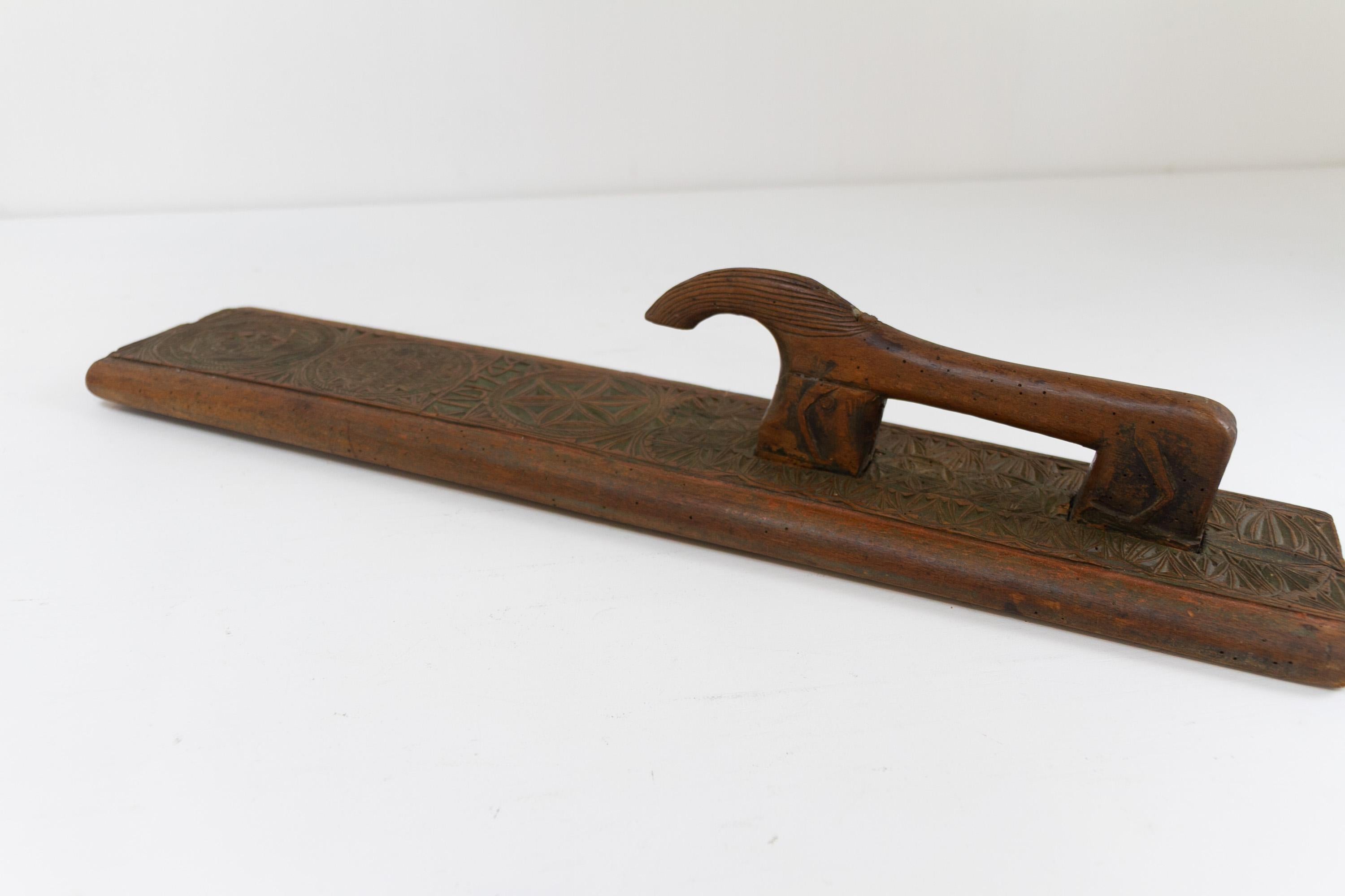 Artisanat Ancien jeton d'amour danois avec cheval stylisé datant de 1744. en vente