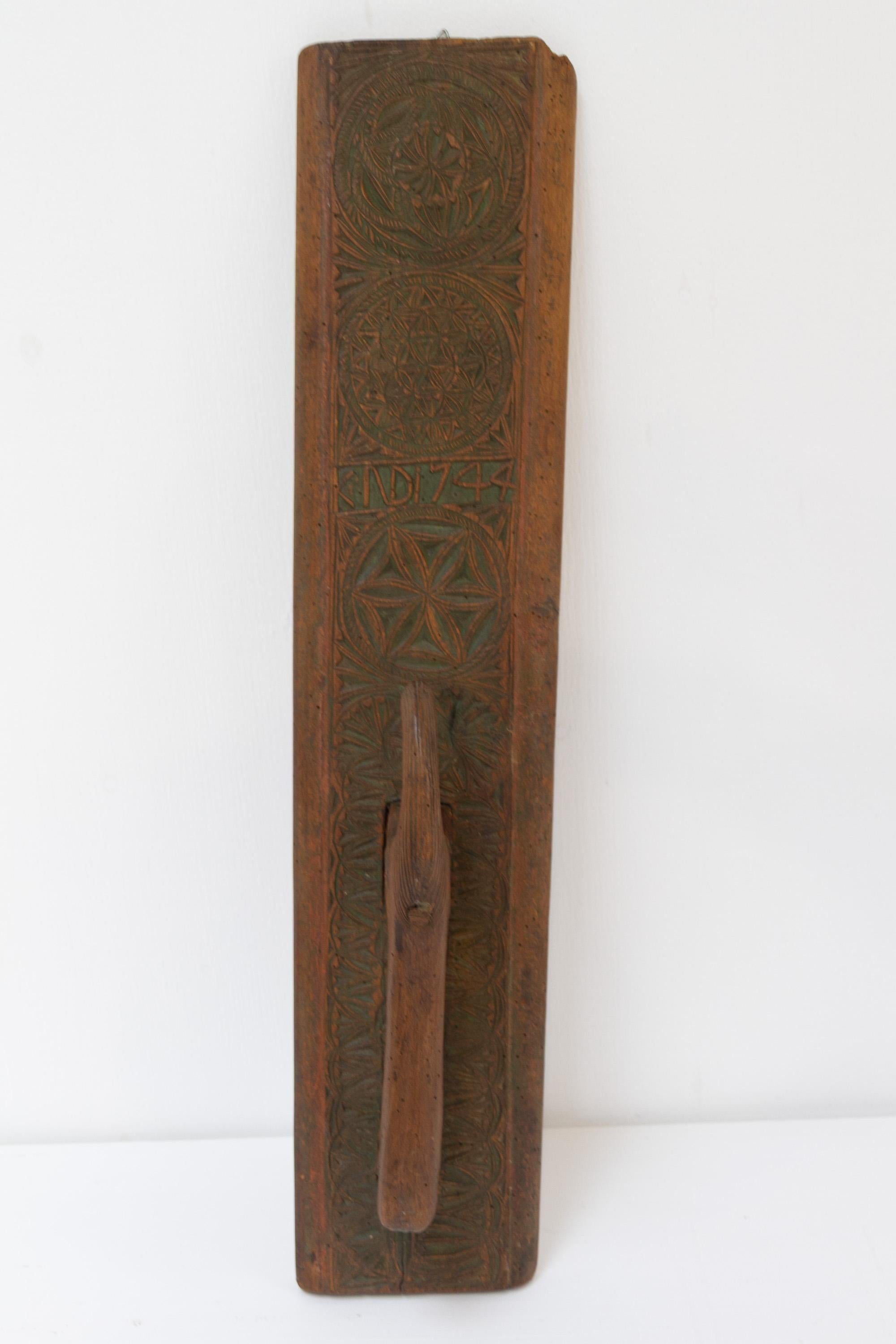 Danois Ancien jeton d'amour danois avec cheval stylisé datant de 1744. en vente