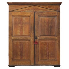 Used Danish Original Paint Cupboard, Fitted interior From Private Collection