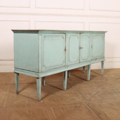 Antica credenza danese dipinta