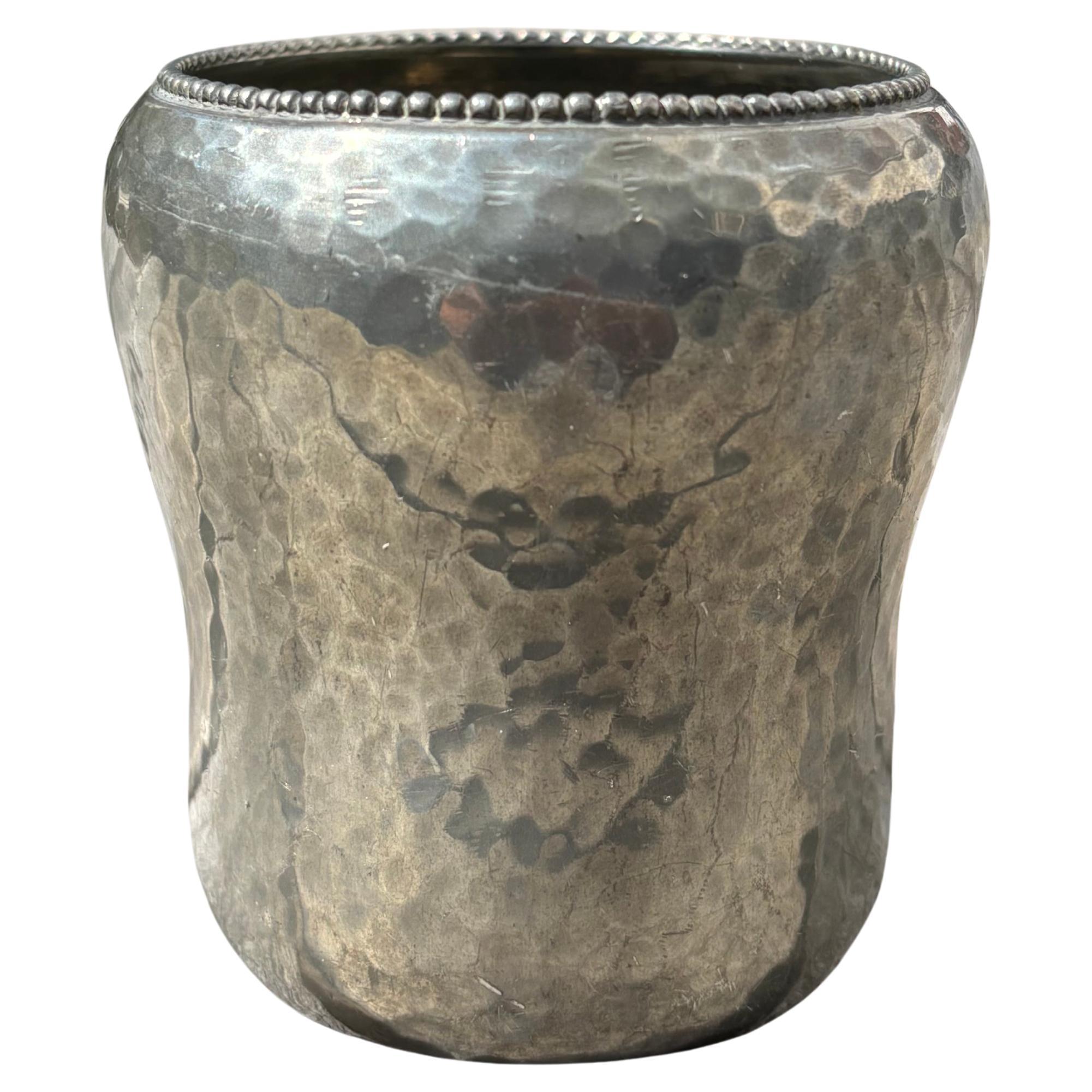 Antique Danish Pewter Vase, circa 1920s