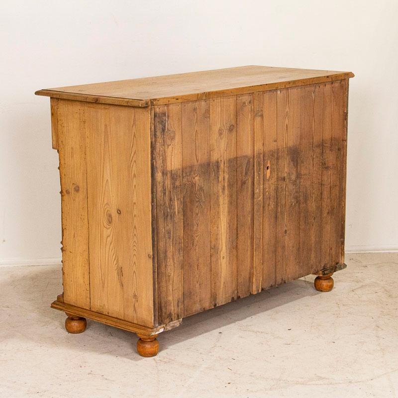 20th Century Antique Danish Pine Sideboard Cabinet