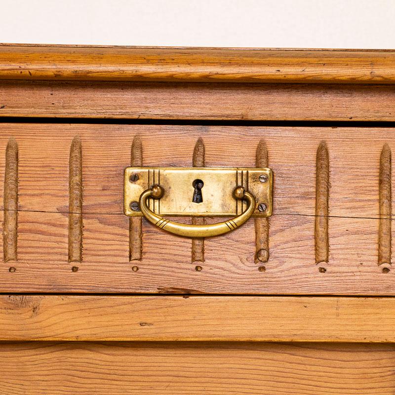 Antique Danish Pine Sideboard Cabinet 3