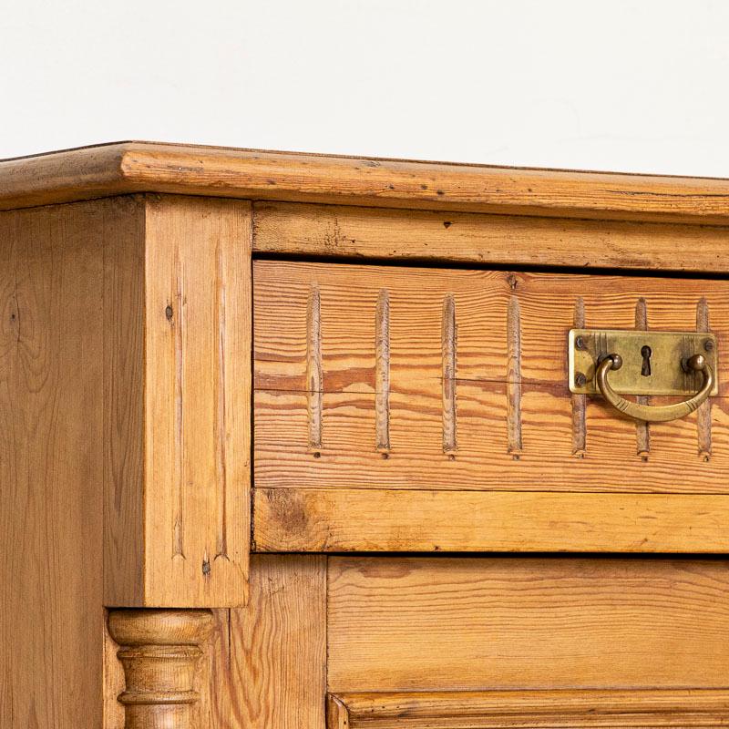 Antique Danish Pine Sideboard Cabinet 4