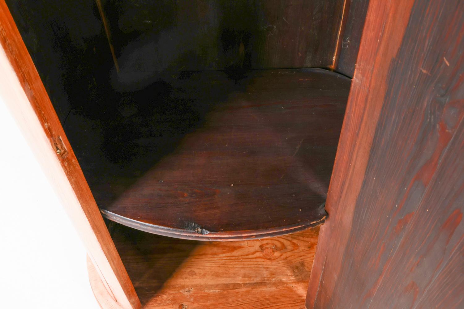 Antiguo Gabinete de Platería de Pino Danés Circa 1880's 11