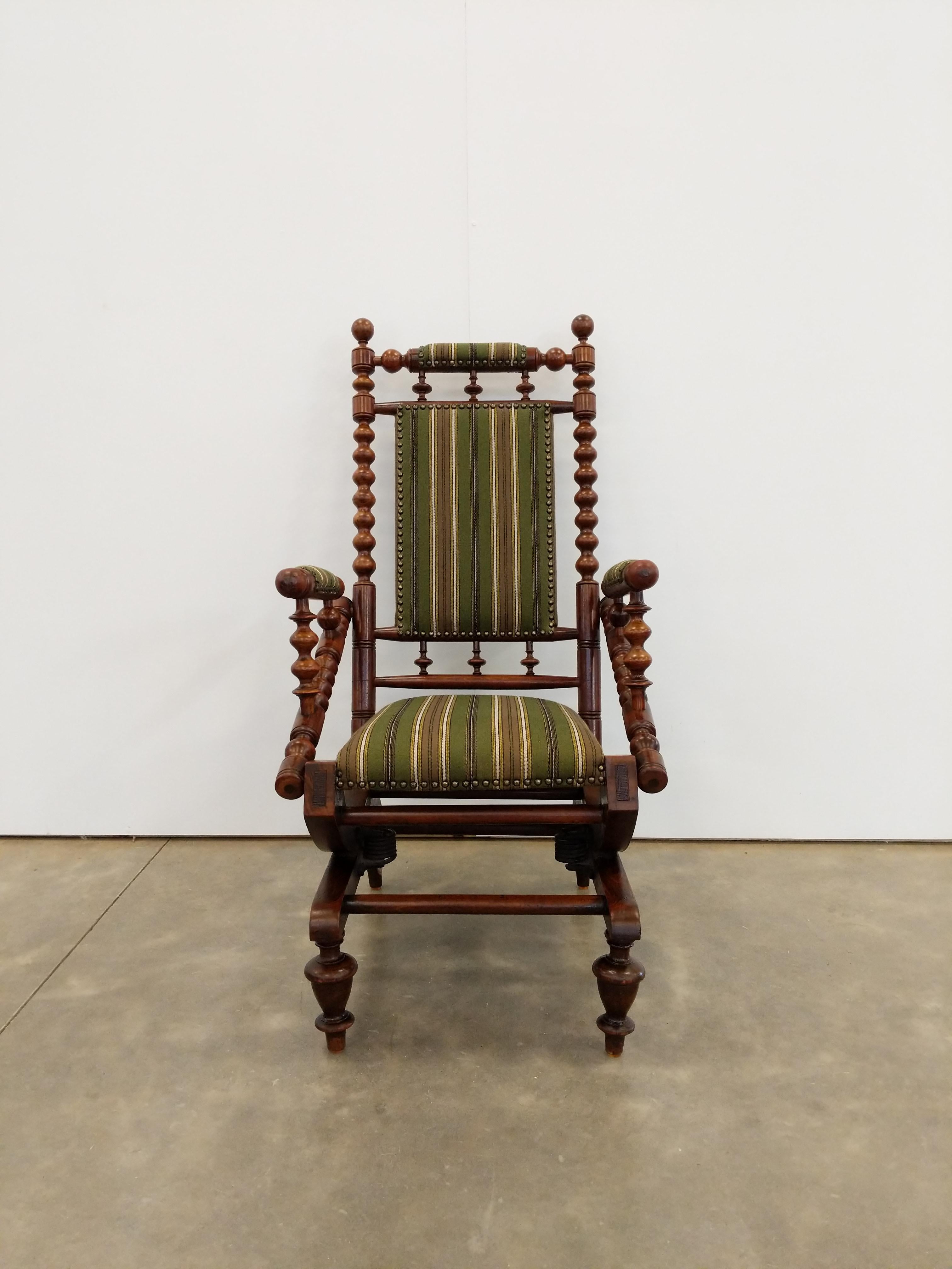 Mid-20th Century Antique Danish Rocking Chair For Sale