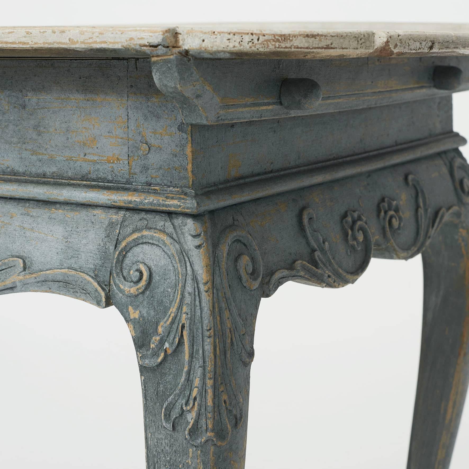 Antique Danish Rococo Tray Table, C. 1770 For Sale 2