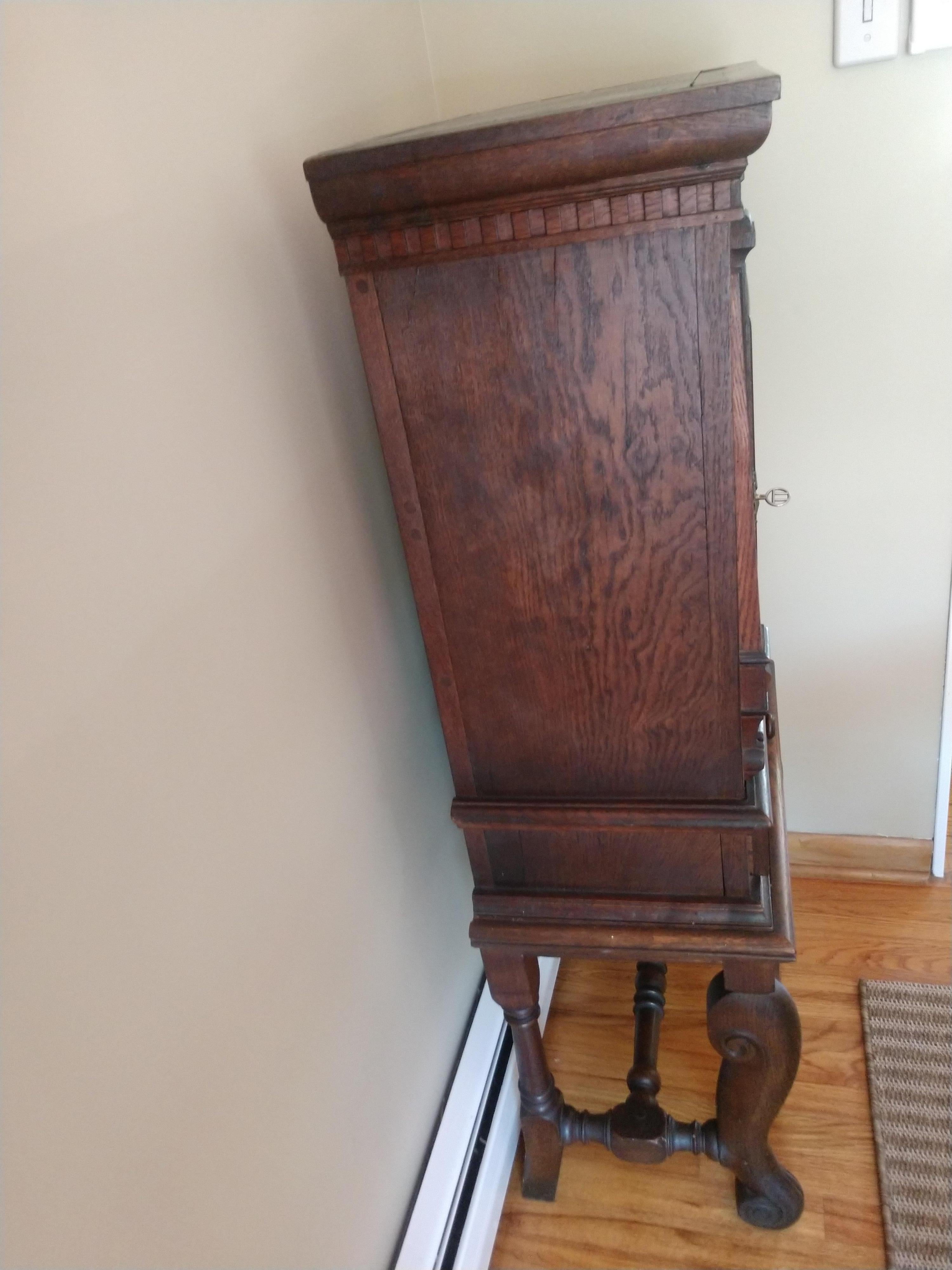antique sewing storage cabinet