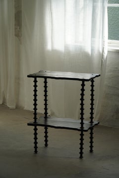 Antique Danish Side Table with Finely Carved Legs, Early 20th Century