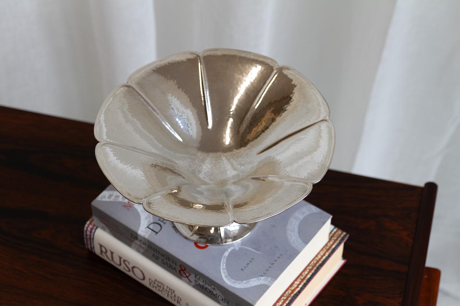 Antique Danish Silver Bowl, 1920s. For Sale 11