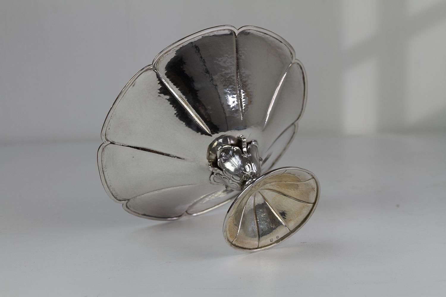 Antique Danish Silver Bowl, 1920s. For Sale 3