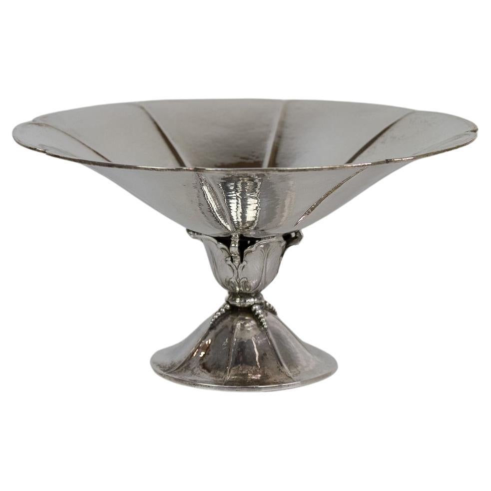 Antique Danish Silver Bowl, 1920s. For Sale