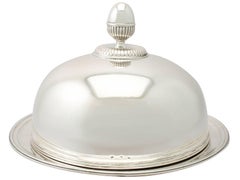 Antique Danish Silver Dish and Cover