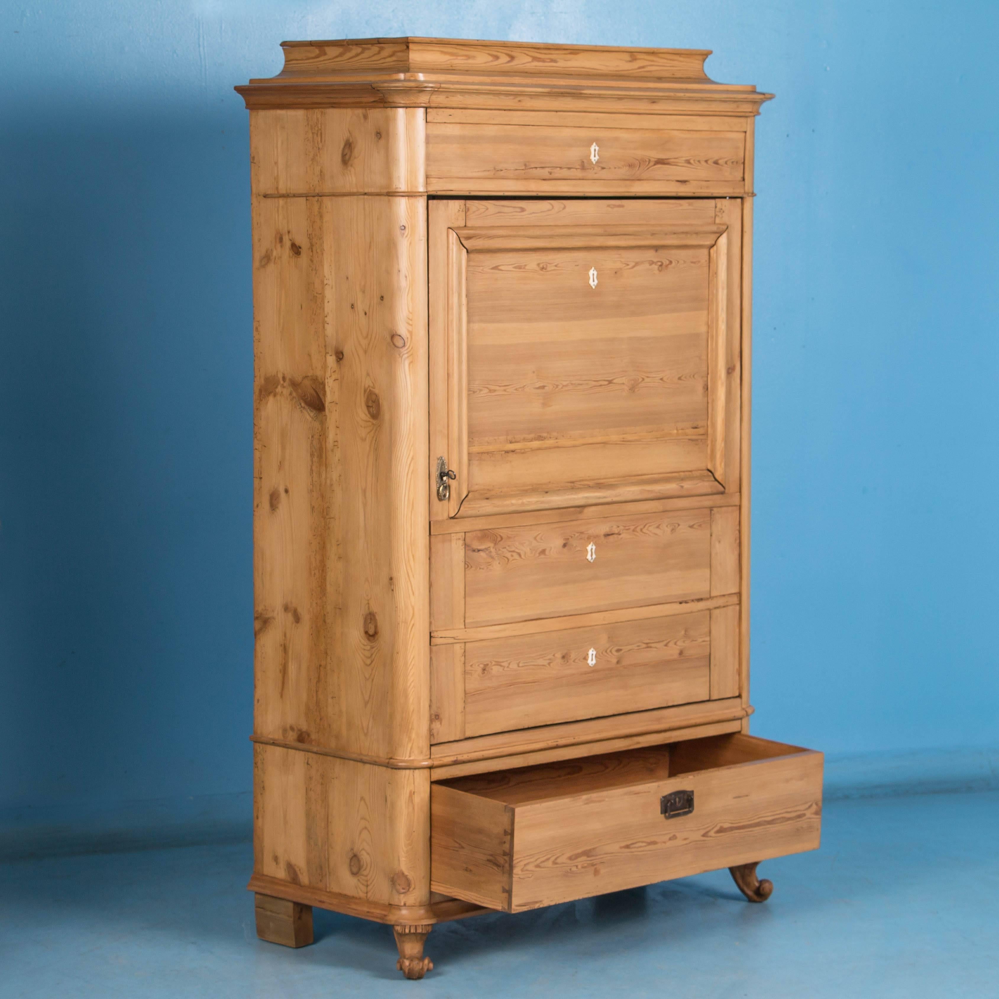 This single door pine armoire is know as a 