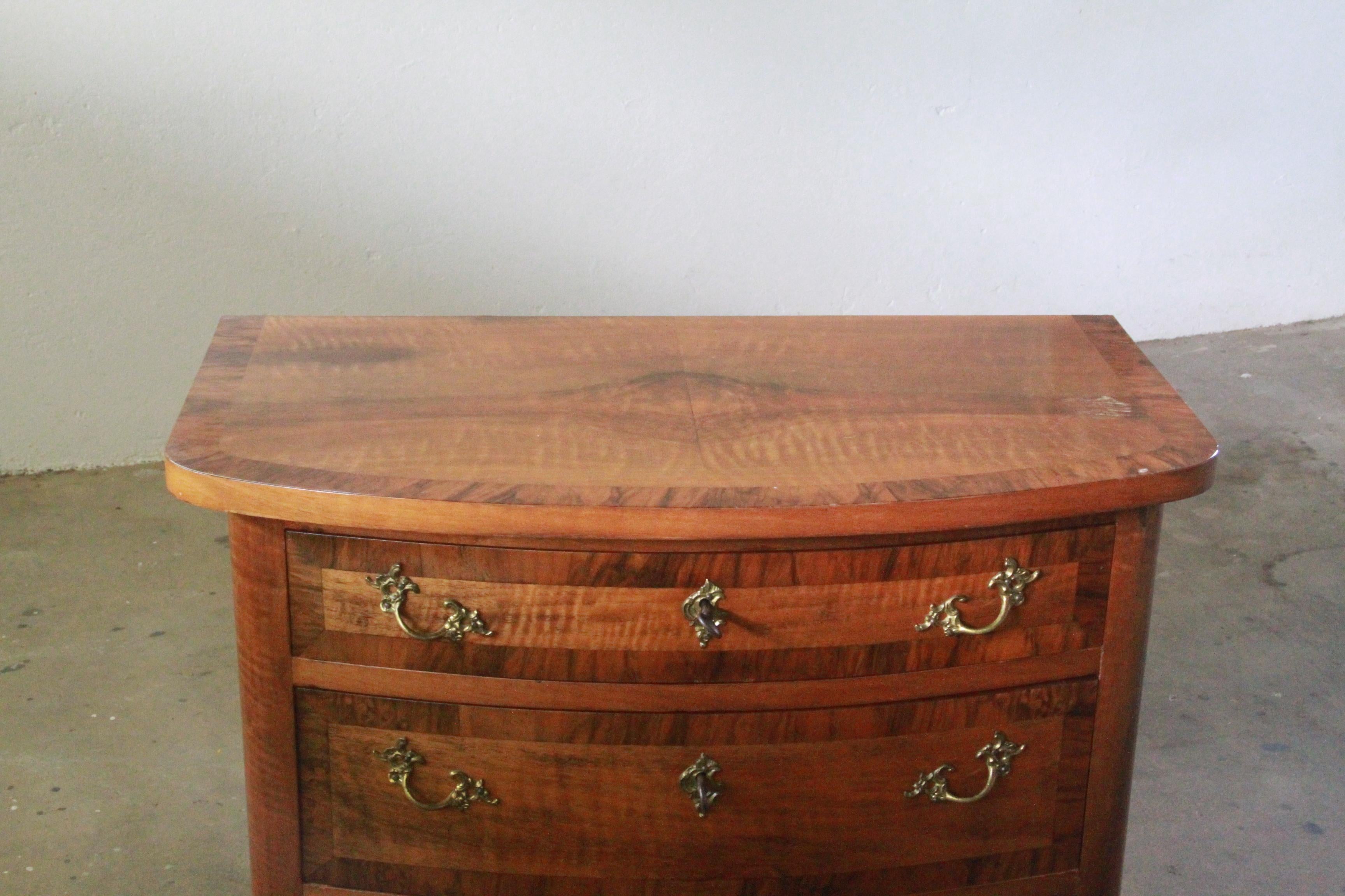 Antique Danish Small Dresser, Cabinet Baroque 13