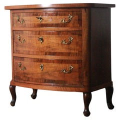 Antique Danish Small Dresser, Cabinet Baroque