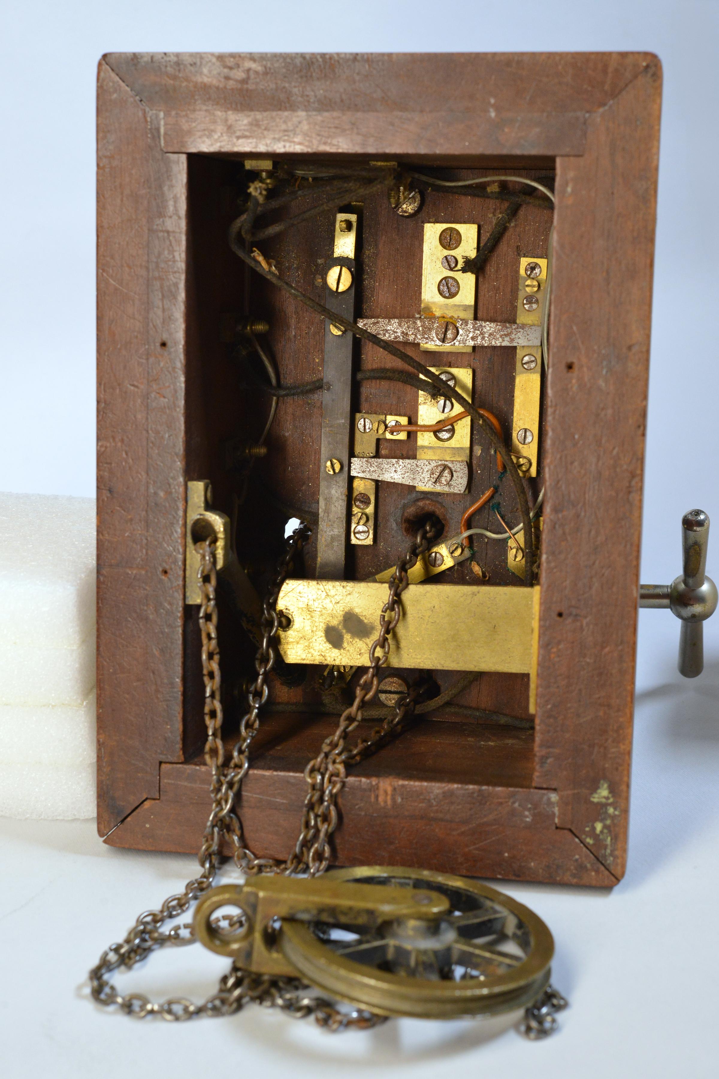Antique Danish SNTS Morse Telegraph Register Wheatstone transmitter For Sale 3