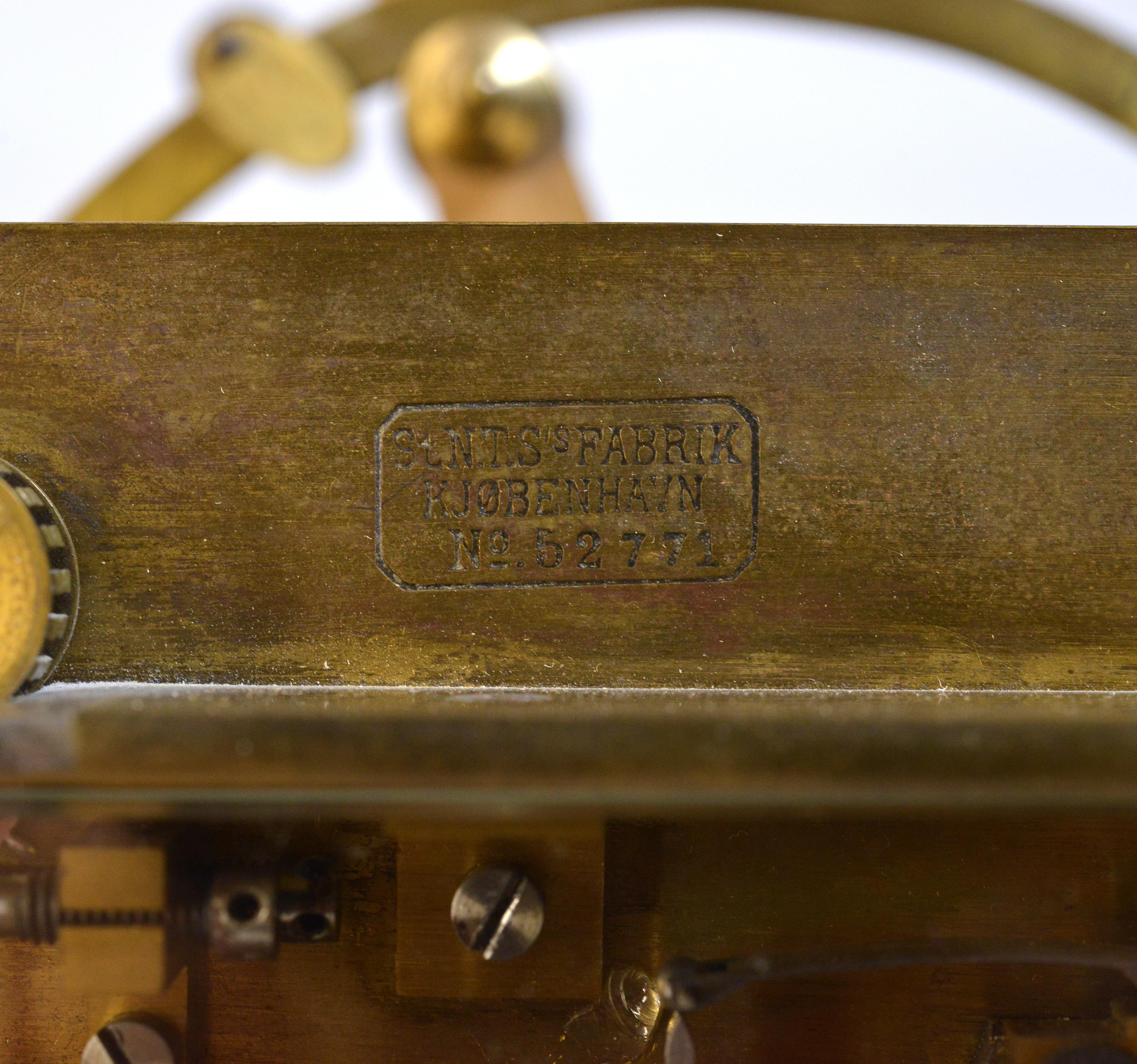 Antique Danish SNTS Morse Telegraph Register Wheatstone transmitter For Sale 2